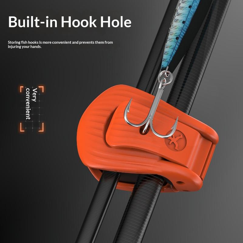 2/4Pcs Fishing Rod Holder Fixer Clip Fishing Pole Holder Compact Design Fishing Rod Fixer Fishing Rod Holder