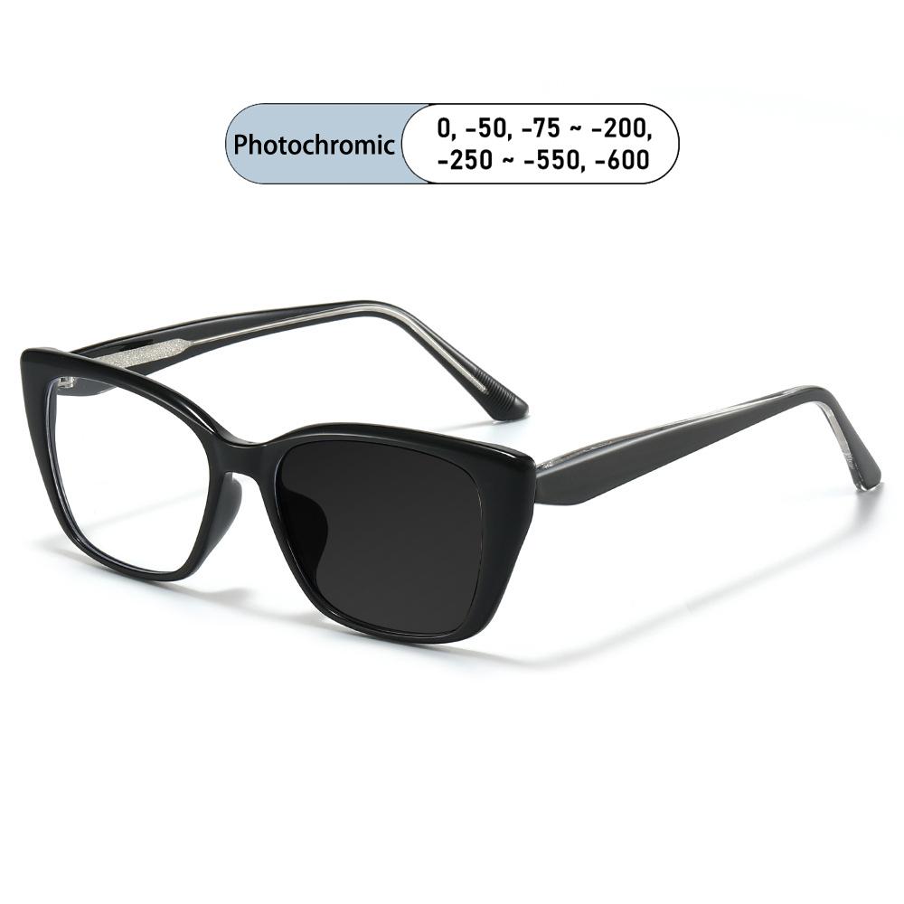 Design Women Cat's Eye Frame Core Insert Legs Nearsighted Eyeglasses Prescription Nearsight Anti Blue Light Men Myopia Eyeglass