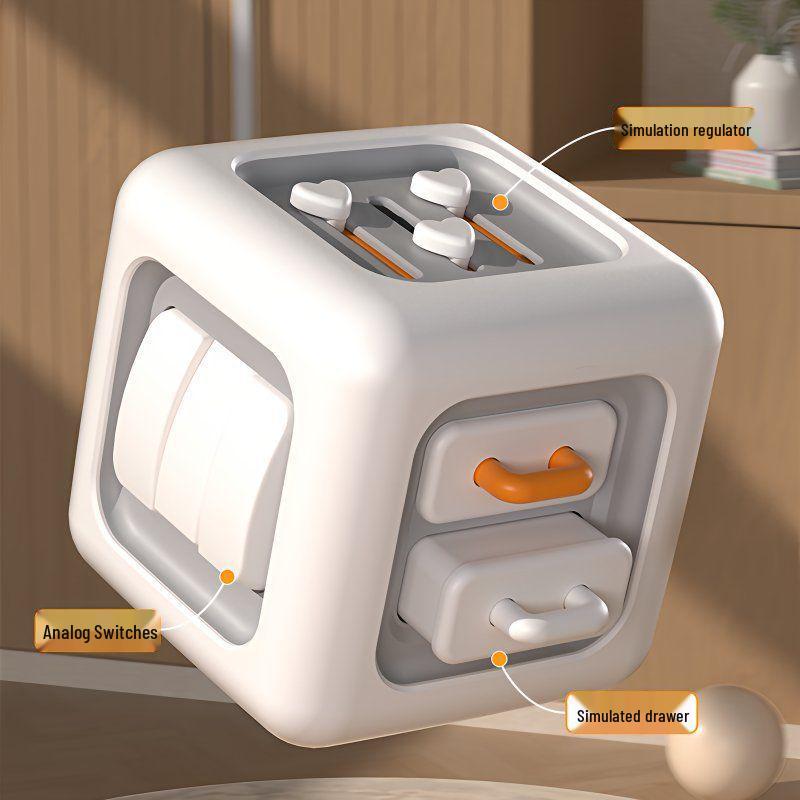 Busy Ball Educational Cube: Interactive Motor Skills Toy for Babies & Toddlers