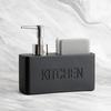 With Holder Soap Dispenser Resin Detergent Dispenser Liquid Hand Soap Dispenser  Kitchen