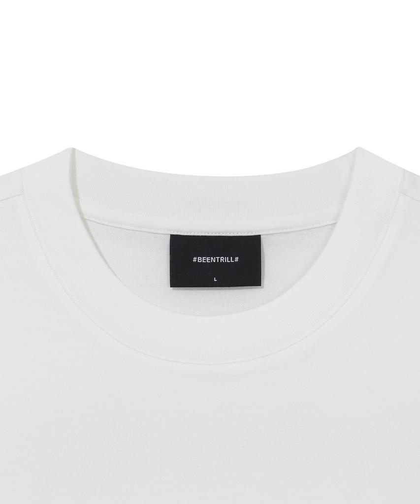 BEENTRILL Shake Hashtag Comfort Fit T-Shirt (Off-White)
