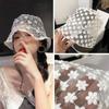 Women's Korean Style Lace Hat Goddess Sunshade Hat Sun Hat Bucket Hat Small Brim Fisherman Hat