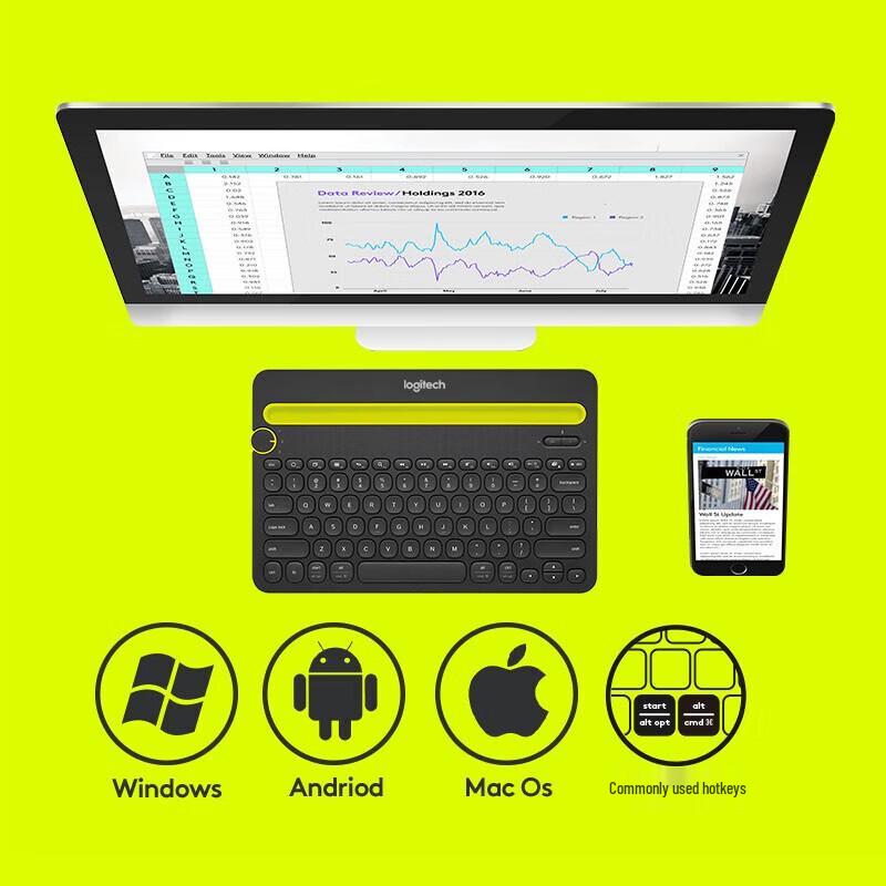 Logitech K480 Multi-Device Wireless Bluetooth Keyboard