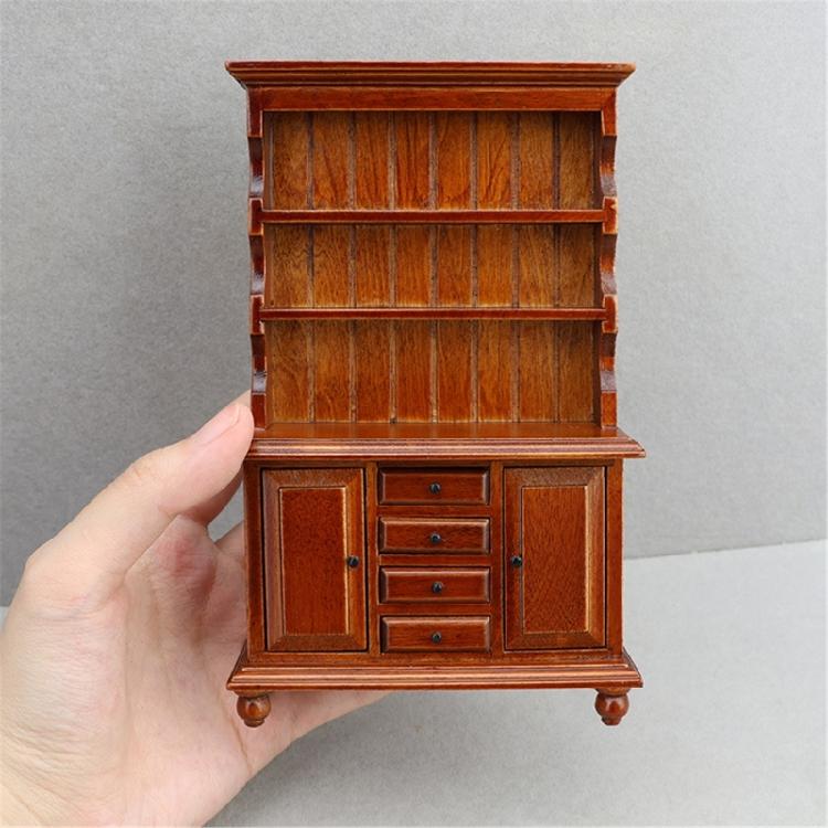 Miniature Wooden Cabinet Model For Dollhouses Accessories DIY Craft Project Bedroom Living Room Tiny House Scene Decoration