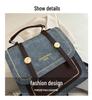 Niche Women's 2024 Fashion High-End Retro Backpack & Versatile Crossbody Handbag