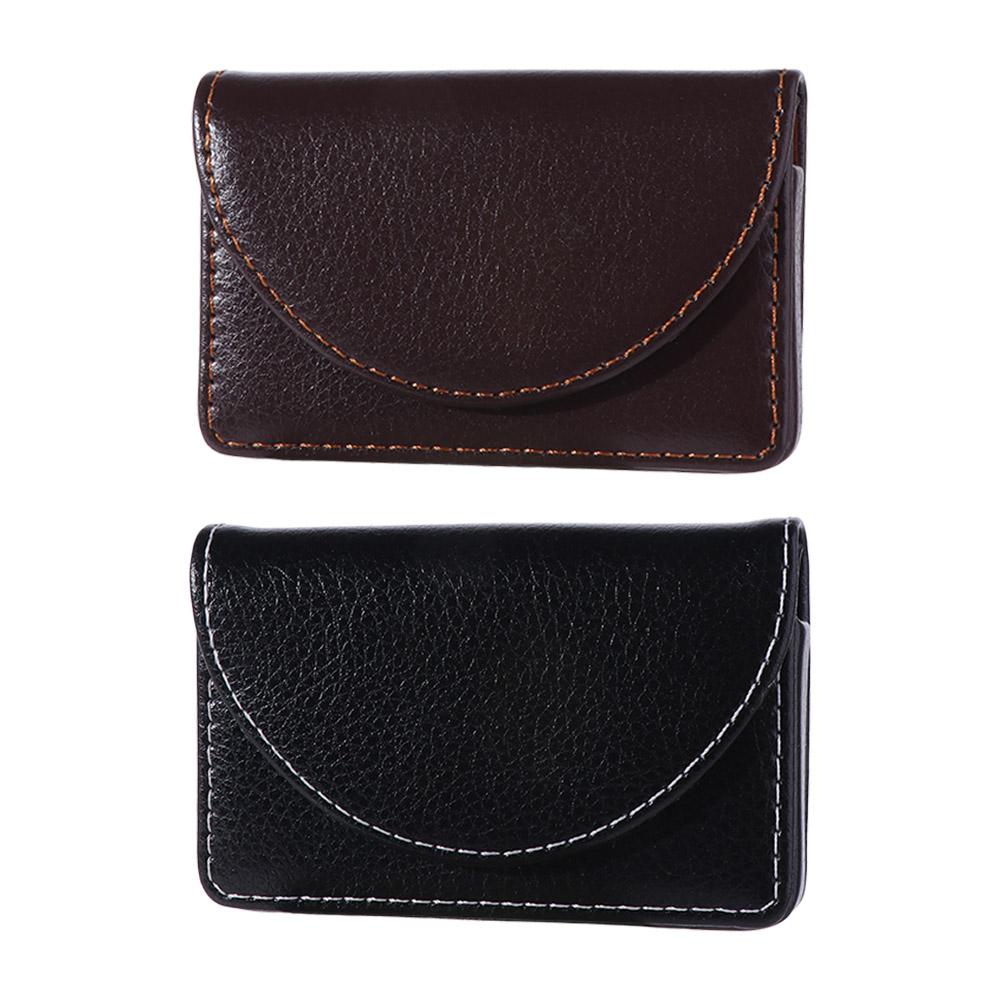 High Quality Business Card Holder RFID ID Card Holder Top PU Leather Card Case  Men and Women