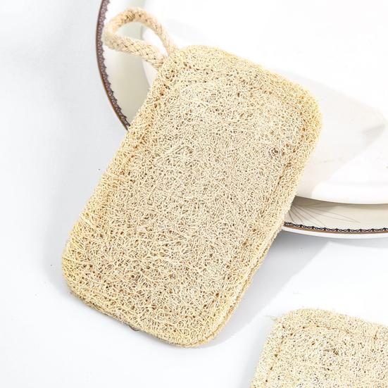Loofah Dish Scrubber Convenient Dish Pot Washing Cloth Quick Drying Loofah Cleaning Pad for Home Kitchen