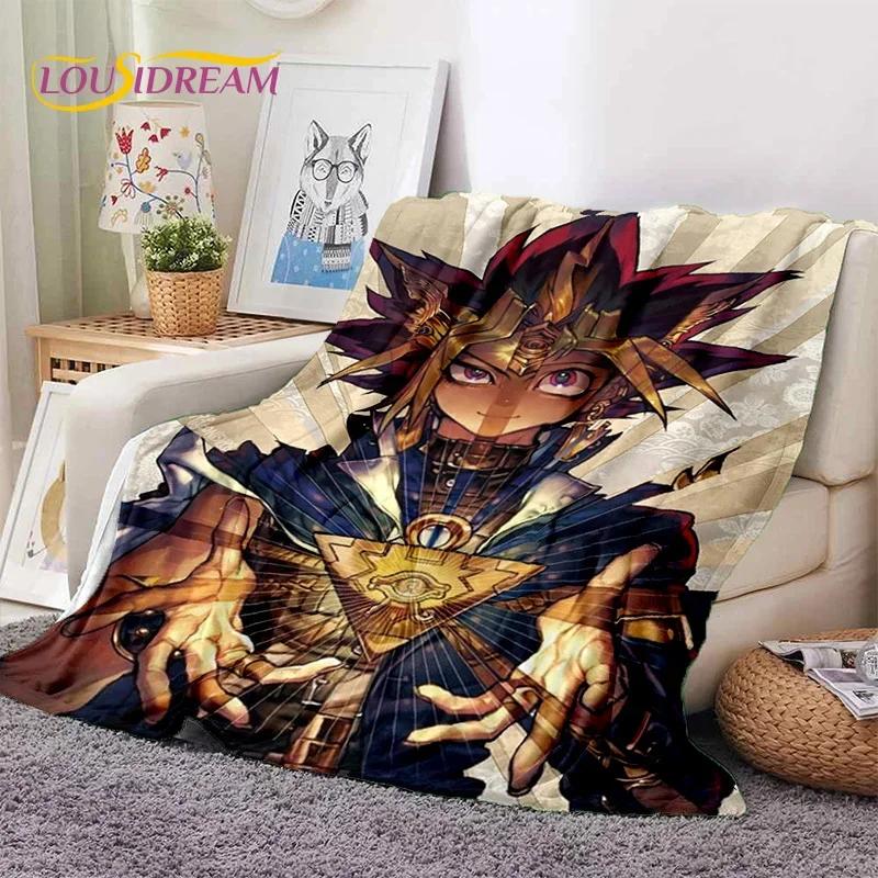 YuGiOh Anime Monster Card Cartoon Soft Throw Blanket for Picnic Bed Sofa Home Bedroom Kids Gift Comfortable 40x50in