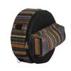 Ethnic Style Snare Drum Bag with Outside Pockets Portable Drum Case Storage Pouch Oxford Cloth Drum Backpack Durable