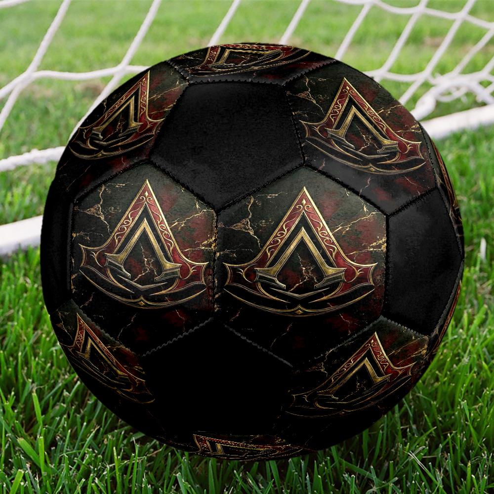 Assassin's Creed Theme Size 5 Soccer Ball, Suitable for Both Indoor and Outdoor Matches, a Gift Suitable for Everyone.
