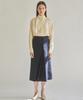 Kkeulle Monia Midi Skirt_Navy