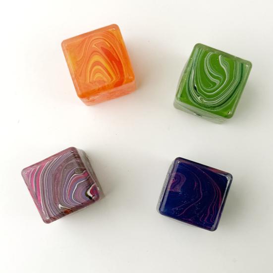 Pattern Cube Squeeze Toy Anxiety Relief Stress Ball Sensory Toy Decompression Stress