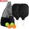 Pickleball Paddle Set Fiberglass One-piece Design Beginner Professional