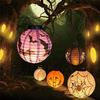 Halloween LED Paper Pumpkin Bat Spider Hanging Lantern Light Holiday Christmas Party Lamp Home Decor
