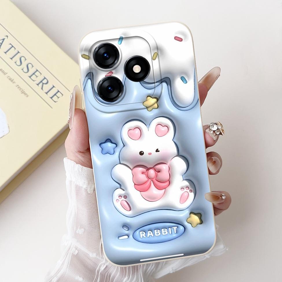4G For Tecno Spark 10 10C 10Pro Case Cover Aesthetic Cute Cat Funny Girls Boys Back Cover For Tecno Spark 10 Pro Phone Case K17
