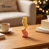 Minimalist Tulip Vase for Decor 3D Printed Twist Vase, Modern Abstract Art Sculpture Living Room Niche Handicrafts Gifts Bookshelf, Home Tabletop