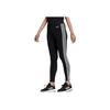 Adidas Letter Print Striped Vintage Casual Sports Pants Women Bottoms Black H36755