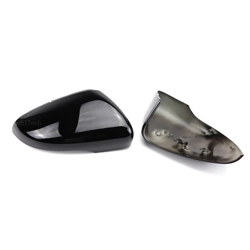 For Volkswagen VW Touran, MK6 Golf 6 GTI 2009-2019 Car Accessories Carbon Fiber Look Black Mirror Cover Replacement