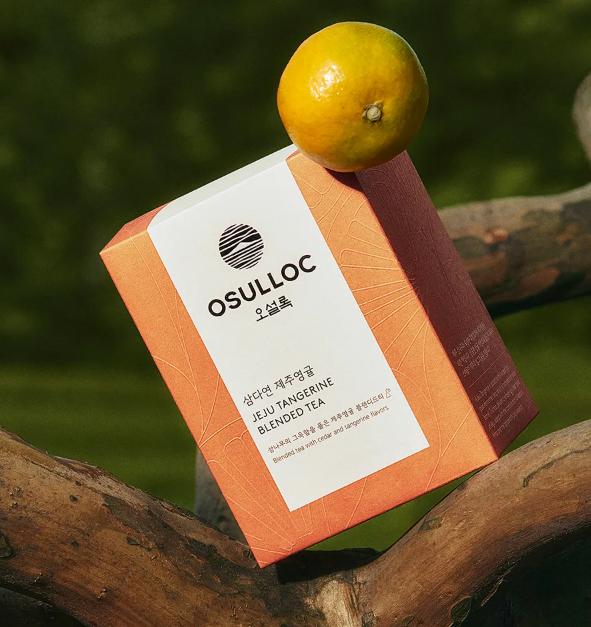 Osulloc Чай Samdayeon Jeju Young Citrus – 10 пакетиков, освежающая корейская цитрусовая смесь