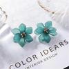 Acrylic Petal Earrings For Women Trend Luxury Long Dangle Drop Earrings Fairy Romantic