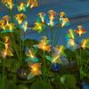 Solar Mushroom Stake Lamp Outdoor Garden Night Light Solar-powered Waterproof Automatic Light Sensor Lights for Patio Pathway