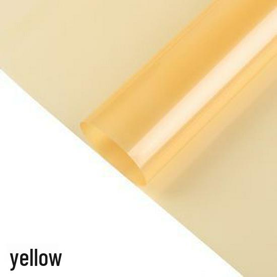 5-Draht-wasserdichte Geleefolie, goldener Rand, Nebelbrot-Blumenpapier, Blumenstrauß-Blumenverpackung (20 Blätter)