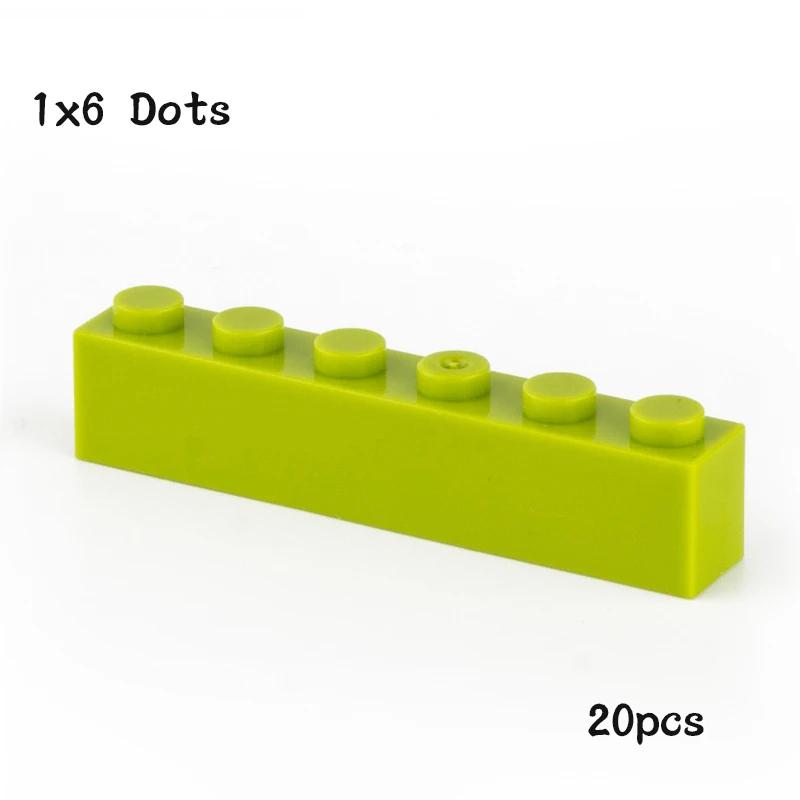 40 Stück Bausteine DIY dick 1x6 Noppen 14 Farben Steine Größe Kompatibel mit 3009 Steinen Kinderspielzeug Pädagogisch für Kinder