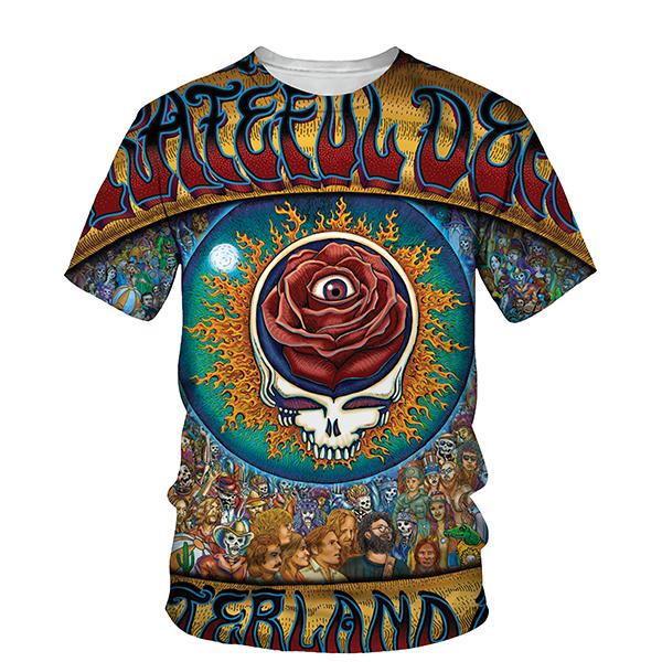 grateful dead blues for allah t shirt