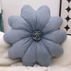 Soft Sunflower Throw Pillow Comfortable Bedroom Pillow Modern Floral Shape Cushion  Couch Accessory