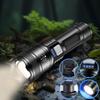 XHP50 High Power Flashlight Power Display Powerful LED Flashlight 1200mAh Powerful Zoom Lamp Mobile Power Bank for Power Outages