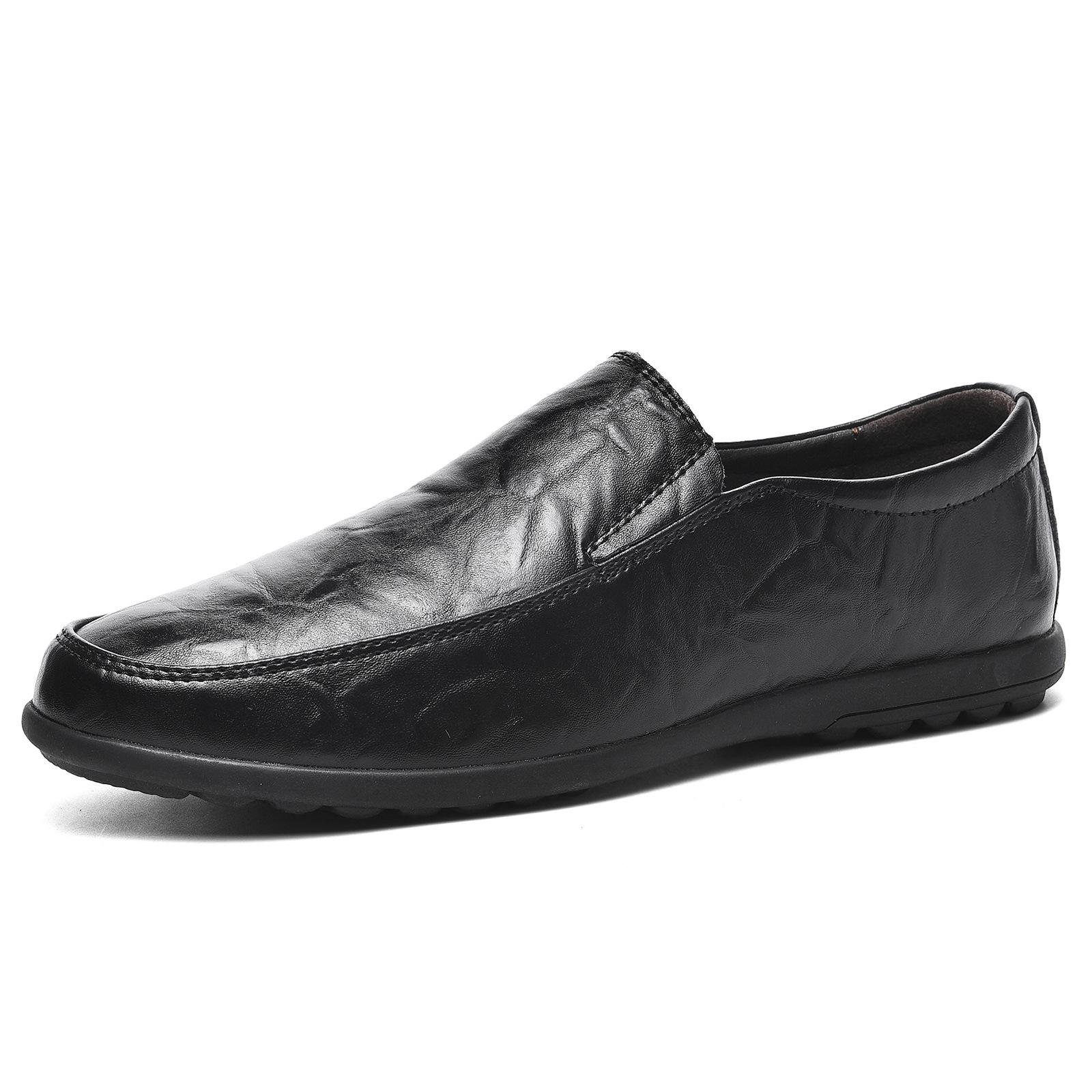 

Обувь из натуральной кожи Doudou из мягкой кожи, трендовая линия, повседневная обувь для вождения, обувь для вождения 38