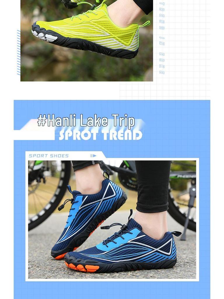 Unisex schnelltrocknende Fünf-Finger-Wasserschuhe für Outdoor-Radfahren, Strand, Schwimmen und Angeln