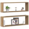 2 Pieces of Wall Decoration Racks, Entrance Storage Wall Shelf, Bathroom Storage Rack, Living Room Decoration Rack