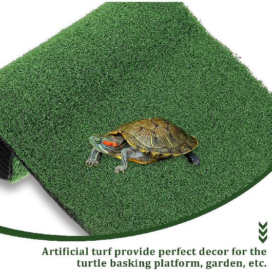 

2 шт. Аквариумный искусственный газон для отдыха и принятия солнечных ванн черепахами, искусственная трава, пластиковый имитационный травяной коврик, контейнер, террариум, подложка, подстилка, аквариум для рыб и черепах