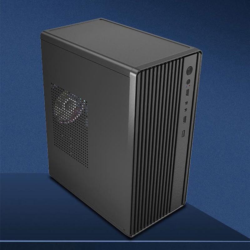 Mini Diy Computer Case For M-Atx/Itx Motherboard Atx Power Supply 240Mm Graphic Card Length Gpu 80Mm Air Cooling Fans