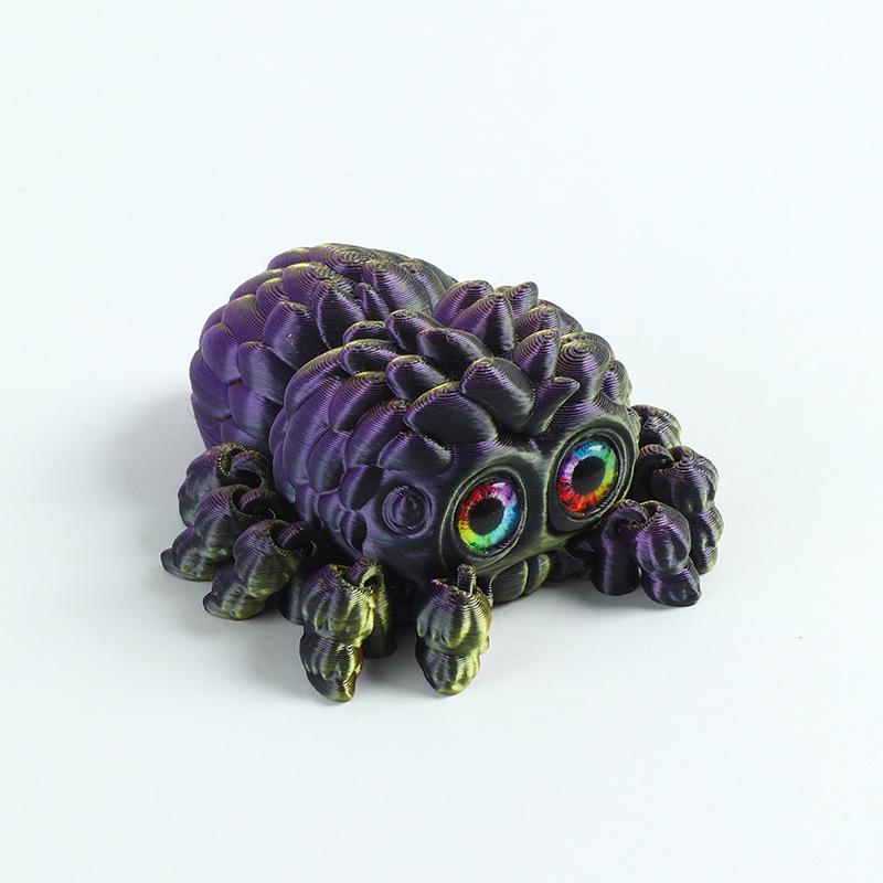 3D Printed Movable Joint Spider Model Ornament Toy