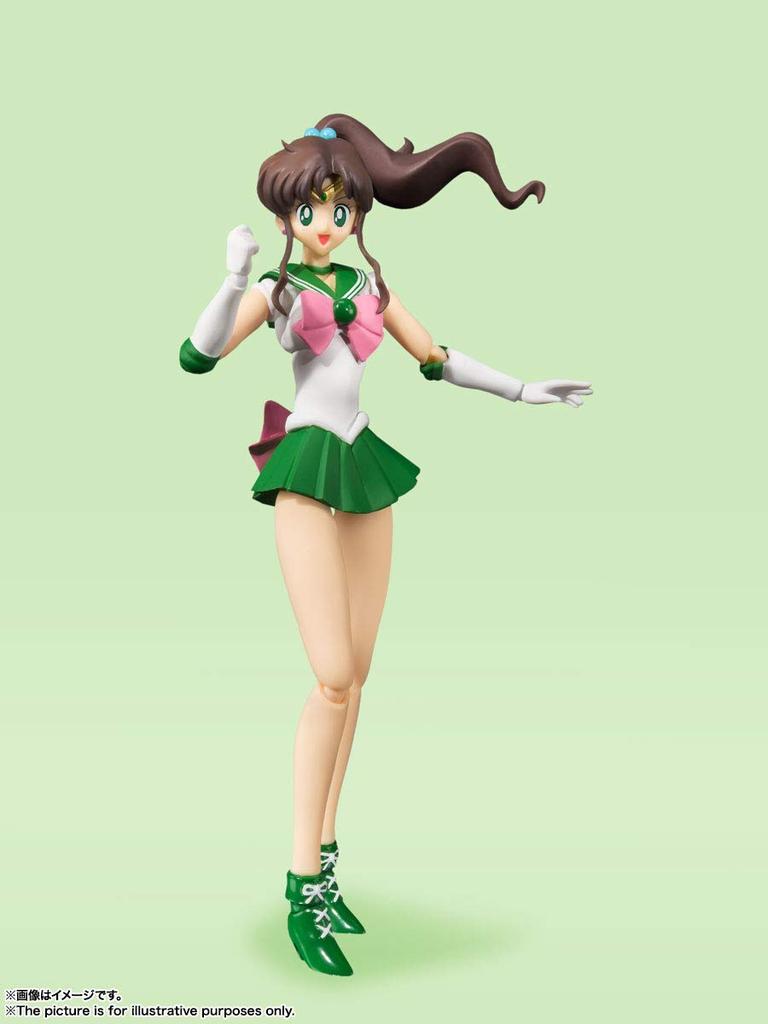 S.H.Figuarts Sailor Moon Sailor Jupiter -Animation Color Edition- (Rerelease) Approximately 150mm PVC & ABS Painted Movable Figure