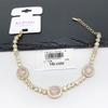 XUPING Jewelry Iced Out Synthetic CZ Colorful Gemstone Artificial Stone Clasp Gold Color Plated Pink Women Heart Tennis Bracelet