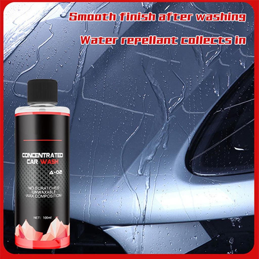 Wosk Wodny do Mycia Samochodu Wysoce Skoncentrowana Piana Płyn do Mycia Samochodu Dekontaminacja Lakieru Polerowanie Powłoka 100ml