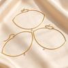 Zircon Water Drop Pendant Alloy Choker - Light Luxury Diamond-Inlaid Clavicle Chain
