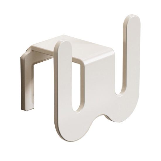 

Настенная полка для обуви с дренажными отверстиями Экономичная алюминиевая вешалка для ванной комнаты, кухни Без сверления Клейкая установка Полка для тапочек, полотенец 1pc белый