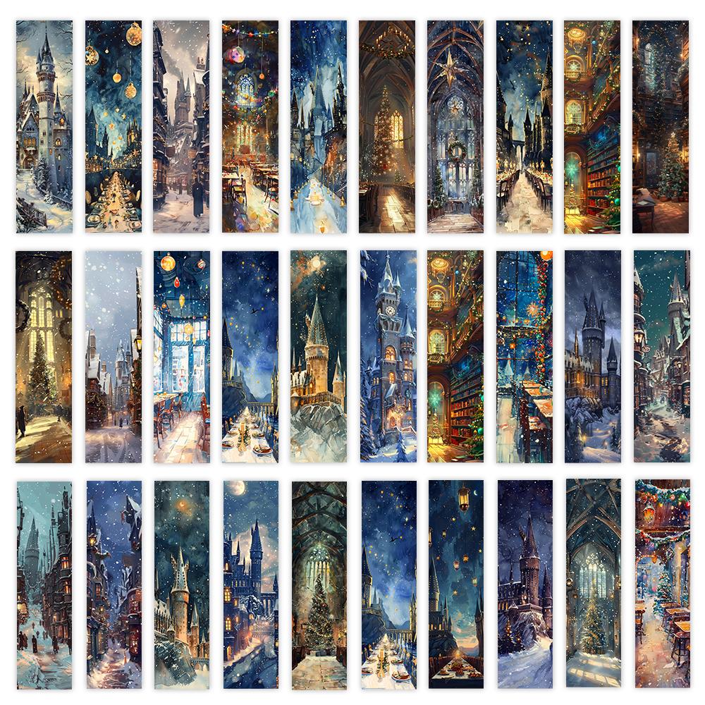 

32 шт., Ретро Рождественские Закладки, подходят для сезона возвращения в школу, Рождества, Хэллоуина, учителей, читателей и дней рождения.