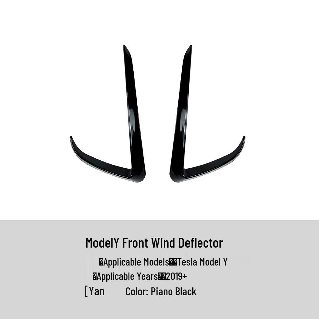 Tesla Model Y 2019+ Front Wind Blade Air Vent Exterior Stickers Suitable for Tesla Model Y 2019+