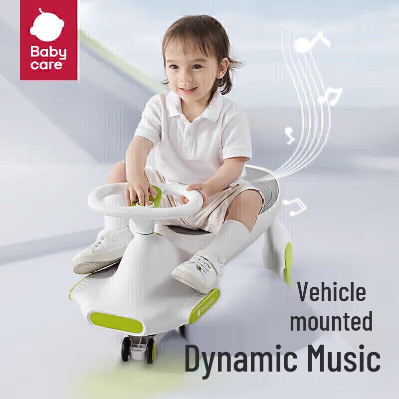 Babycare Anti-Rollover Musical Ride-On Car