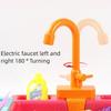 Single Hole Faucet Replacement Toy Rotatable Sink Faucet Play Tap Kitchen Sink Toy  Children