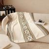 Skin-friendly Nap Blanket for Air-Conditioned Rooms, Lightweight Flannel Throw Blanket, Double-Sided Soft Anti-Static Cozy Shawl Home Office