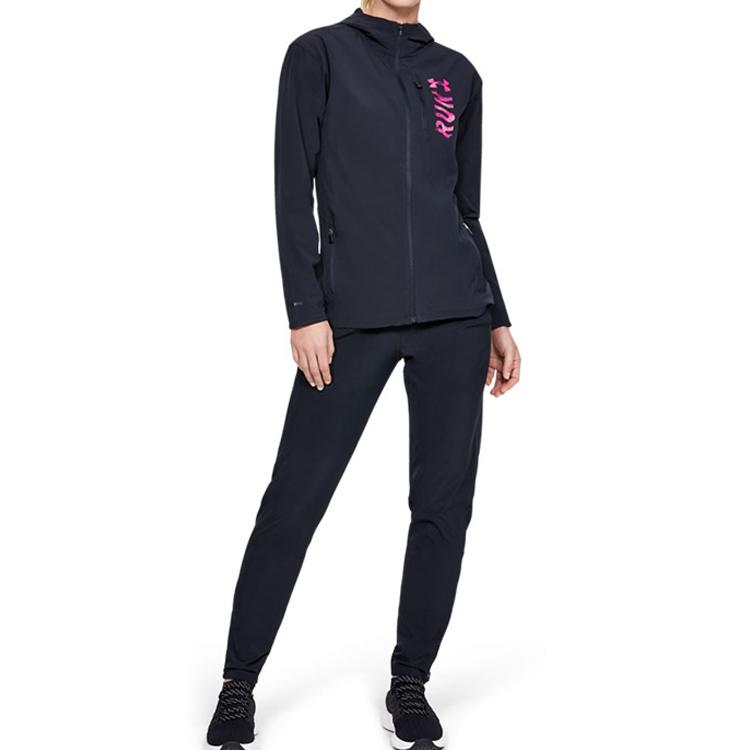 Under Armour Straight-Leg Running Pants Women bottoms Black 1342887-001