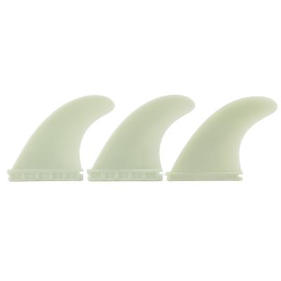 3pcs Surfboard Tail Fin Environmental PVC Surf SUP Fins Set for Long Board Surfboard Tail
