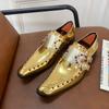 Men's Shoes 45 Large Size New Casual Leather Shoes Fashion Trend Men's Chelsea Pointed Leather Shoes
