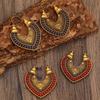 Ethnic Style Retro Bohemian Hollow Carved Earrings